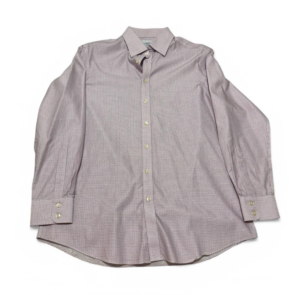 Charles Tyrwhitt London | Men’s classic checkered collarded shirt | 17” neck